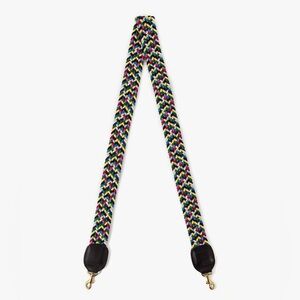 Clare V Crossbody or Shoulder Strap Multicolored Braided EUC